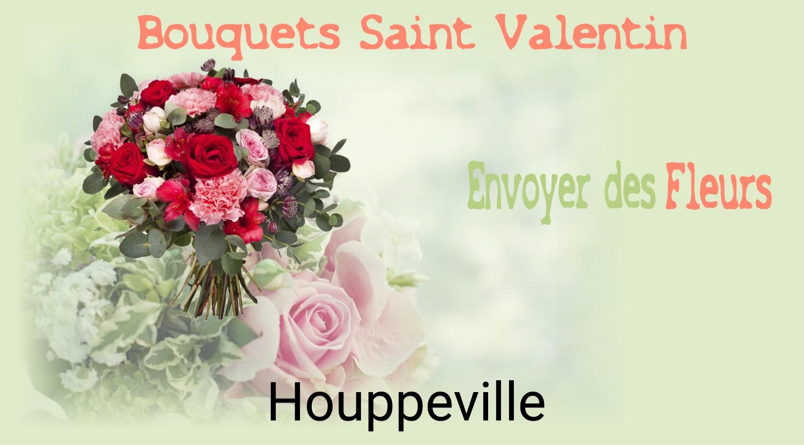 Roses de Saint-Valentin livrées à Houppeville
